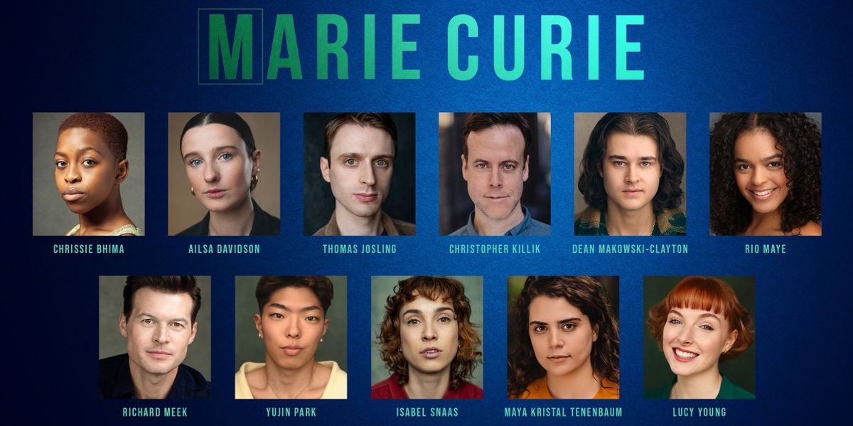 Cast Set For MARIE CURIE at Charing Cross