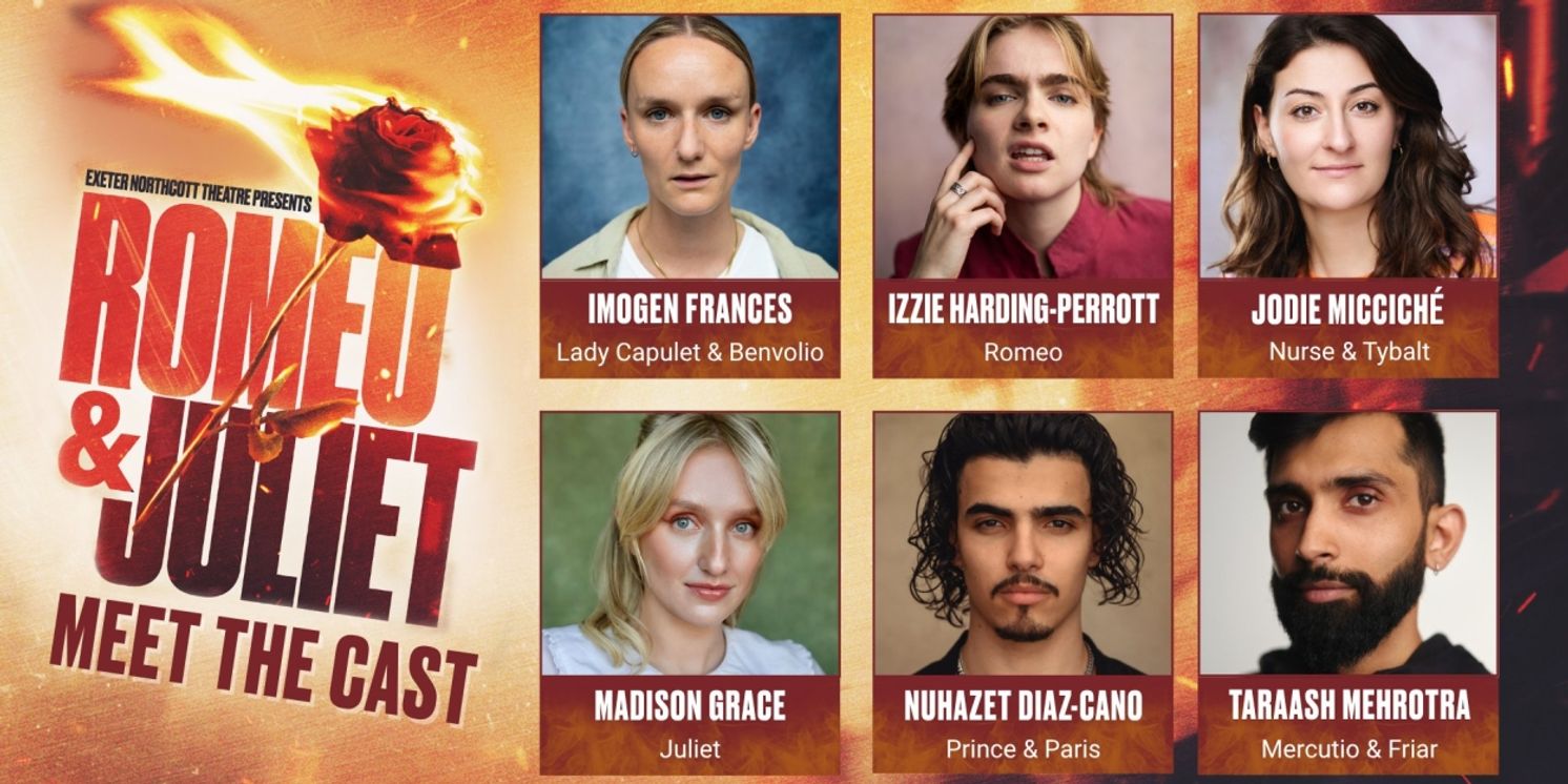 Cast Set For ROMEO & JULIET at Exeter Northcott  Image