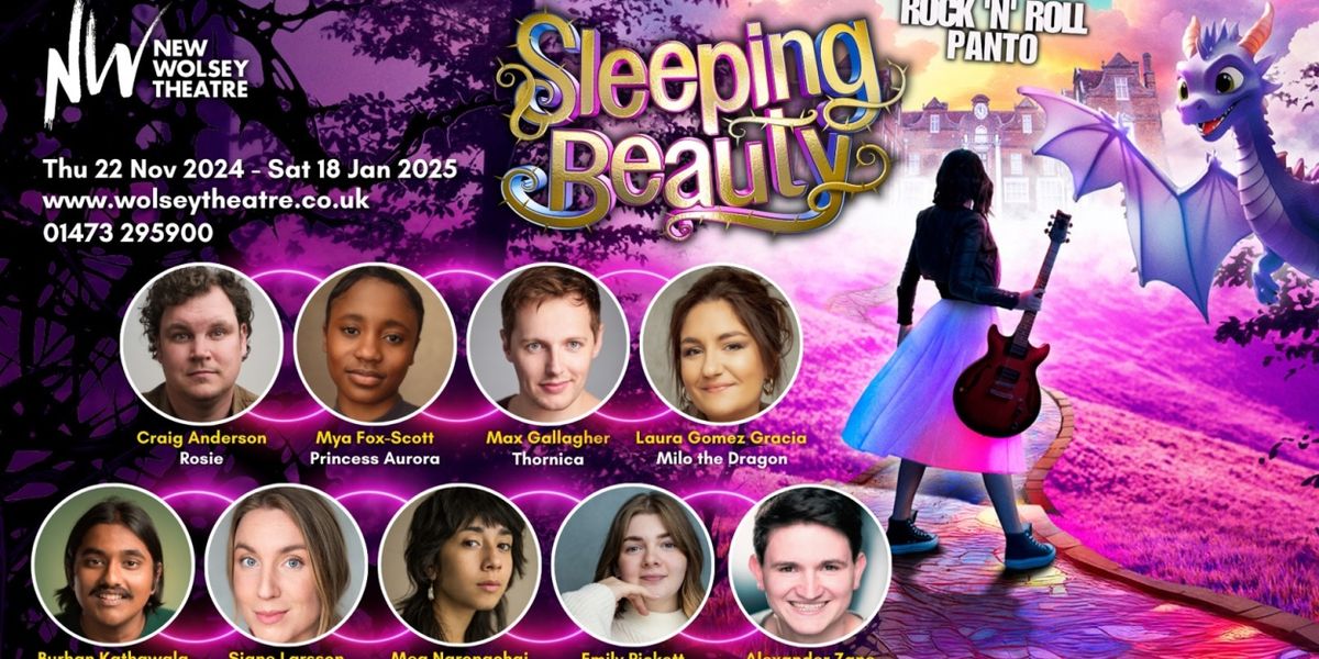 Cast Set For SLEEPING BEAUTY Panto at Ipswich's New Wolsey Theatre