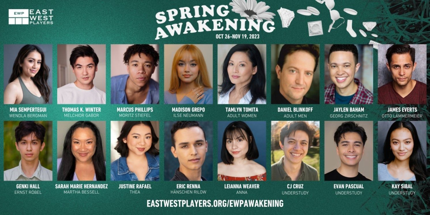 Cast Set For SPRING AWAKENING at East West Players  Image