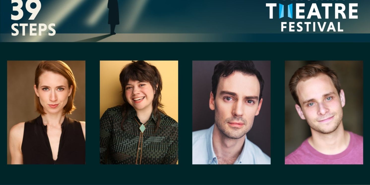 Cast Set For THE 39 STEPS at Virginia Theatre Festival  Image