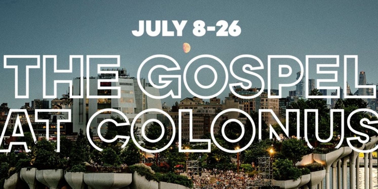Cast Set For THE GOSPEL OF COLONUS at Little Island  Image