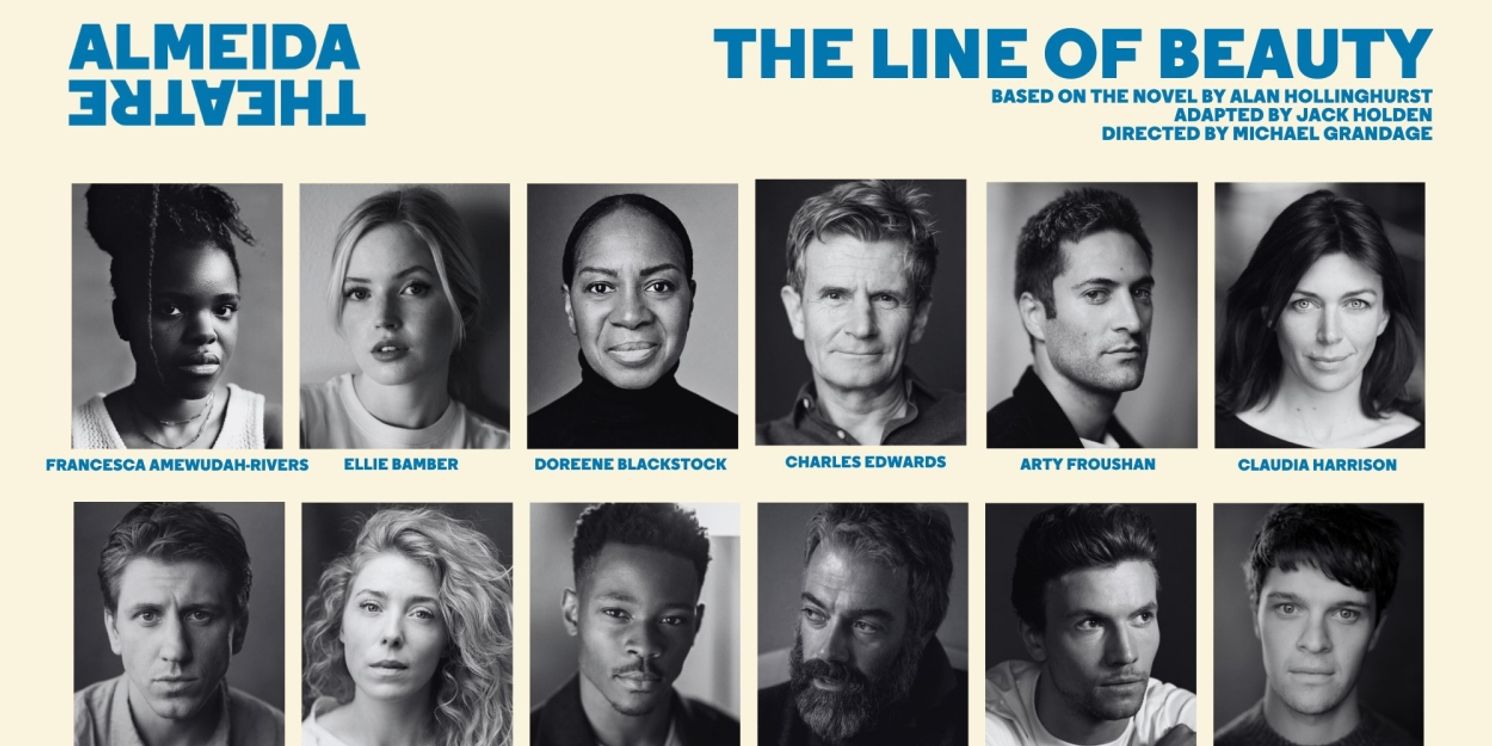 Cast Set For THE LINE OF BEAUTY at the Almeida Theatre  Image