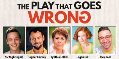 Cast Set For THE PLAY THAT GOES WRONG at Beef & Boards Dinner Theatre Photo