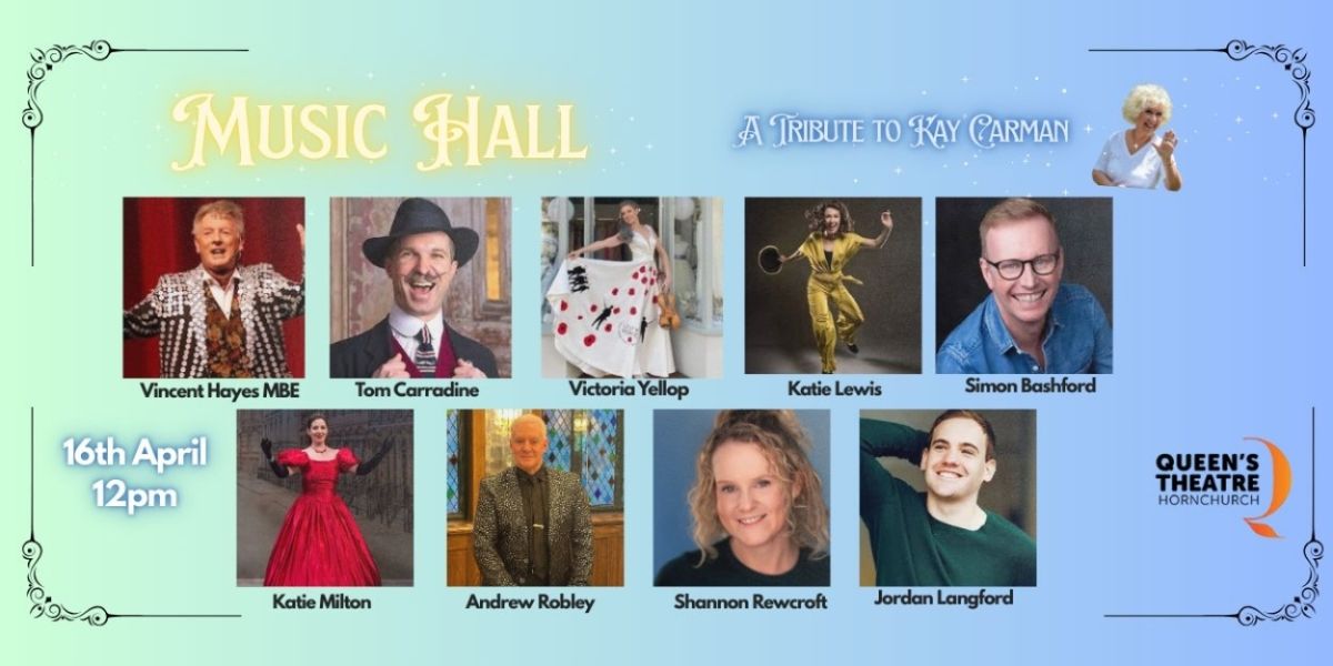 Cast Set For Tribute to Kay Carman at Queens Theatre Hornchurch