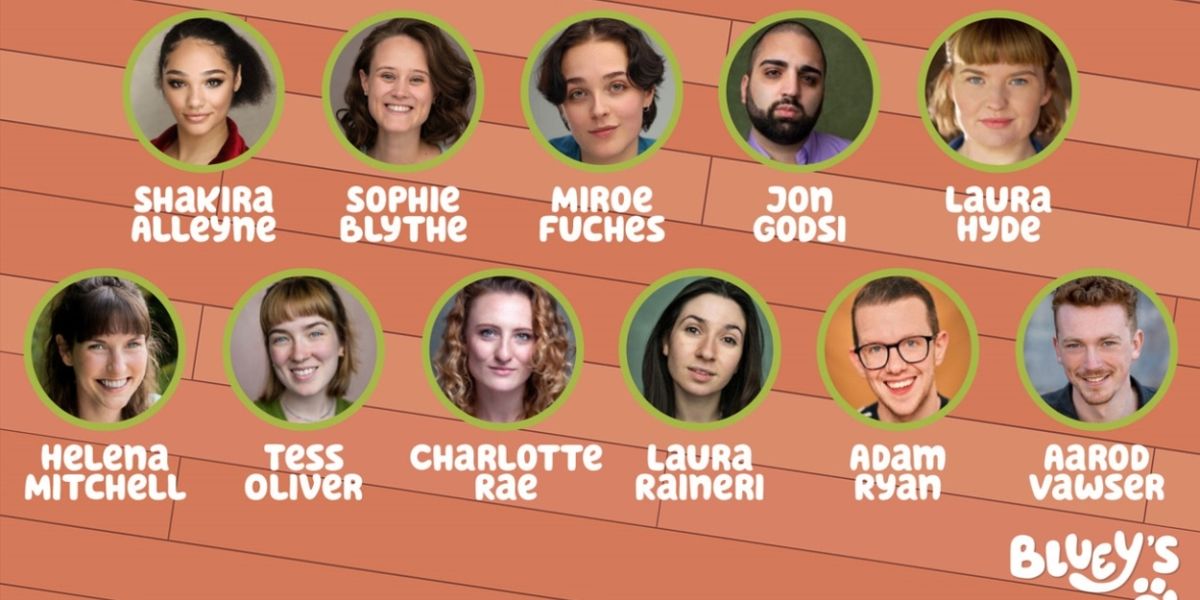Cast Set For UK and Ireland Tour of BLUEY'S BIG PLAY THE STAGE SHOW