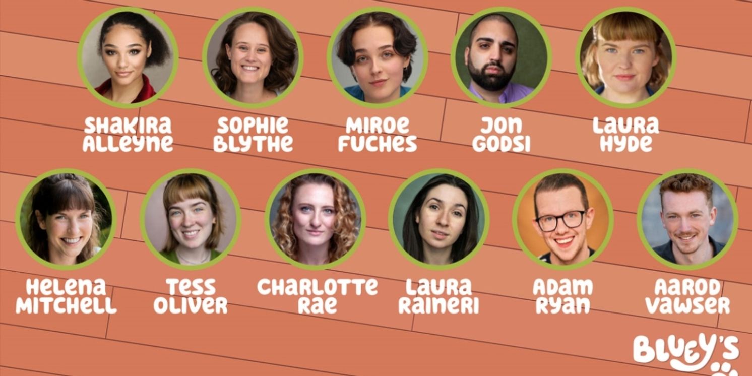 Cast Set For UK and Ireland Tour of BLUEY'S BIG PLAY THE STAGE SHOW  Image