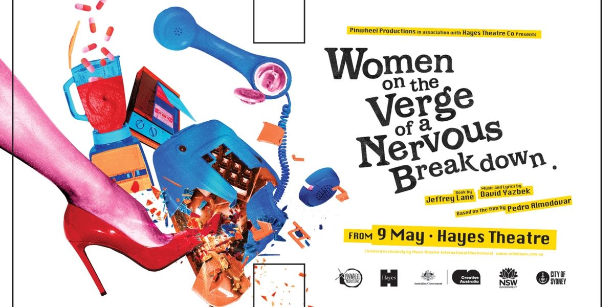 Cast Set For WOMEN ON THE VERGE OF A NERVOUS BREAKDOWN at Hayes Theatre Co
