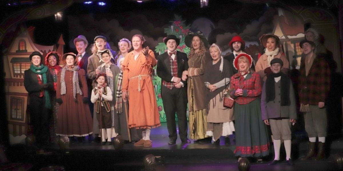 Cast Set for A CHRISTMAS CAROL Off-Broadway at the Players Theatre