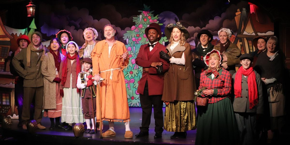 Cast Set for A CHRISTMAS CAROL THE MUSICAL at the Players Theatre