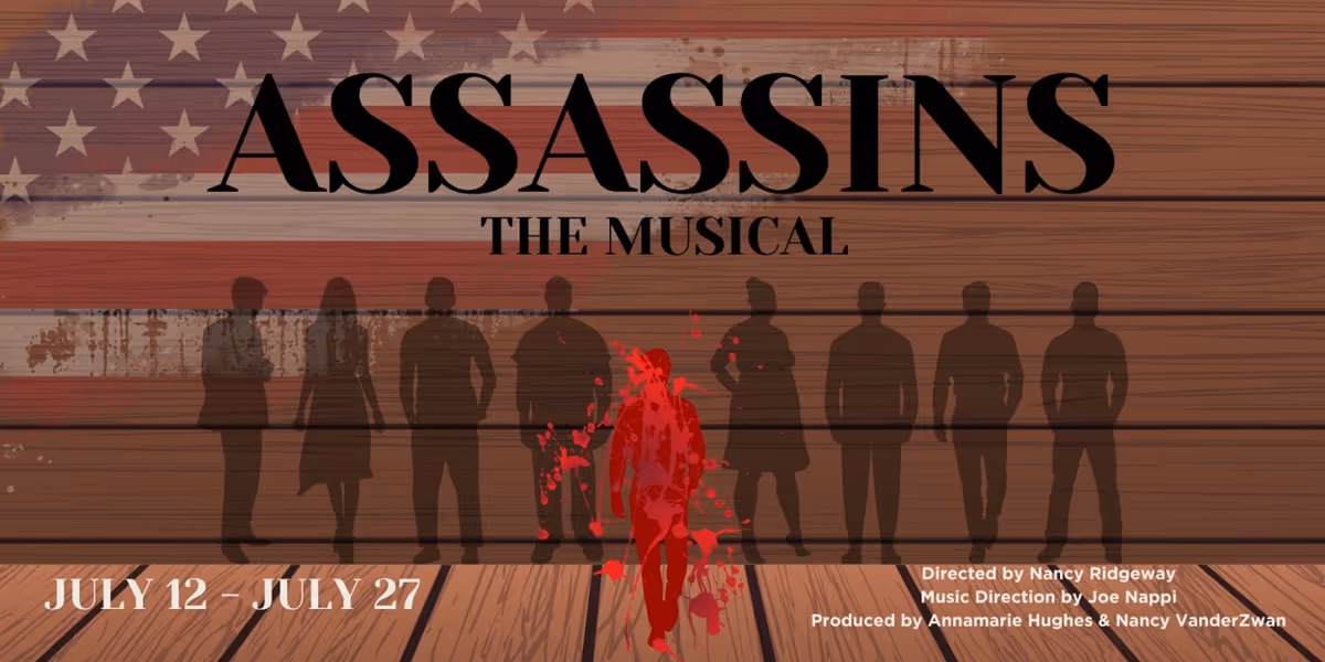 Cast Set for ASSASSINS at Town & Country Players