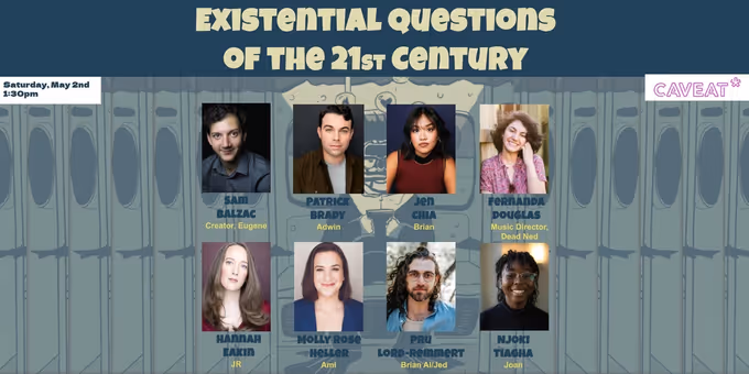 Cast Set for EXISTENTIAL QUESTIONS OF THE 21ST CENTURY Concert at Caveat Photos