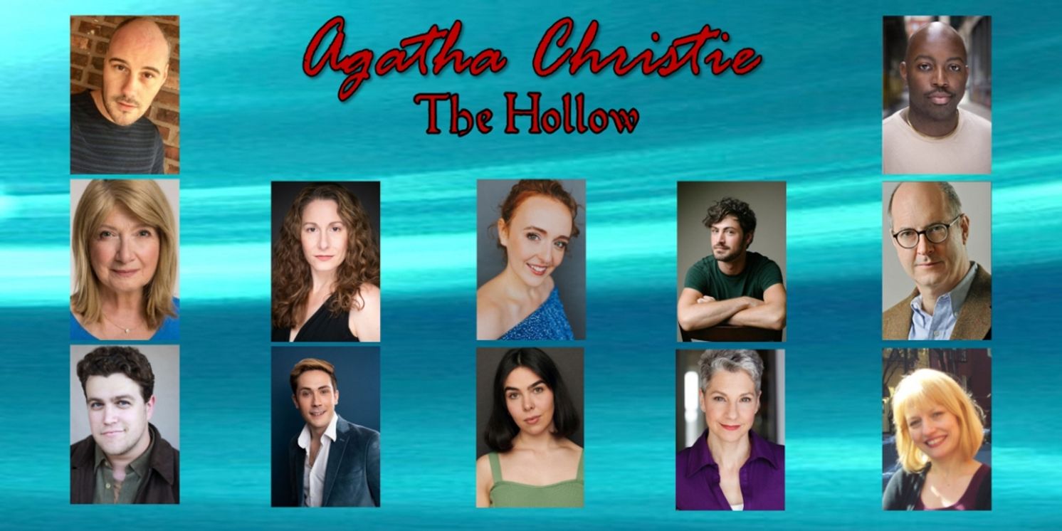 Cast Set for For Agatha Christie's THE HOLLOW at the Players Theatre  Image