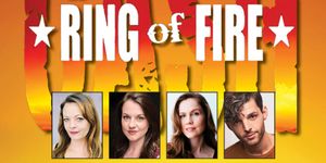 Cast Set for Johnny Cash Celebration RING OF FIRE at Beef & Boards
