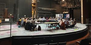 Cast Set for LUCKY STIFF at FIM Flint Repertory Theatre