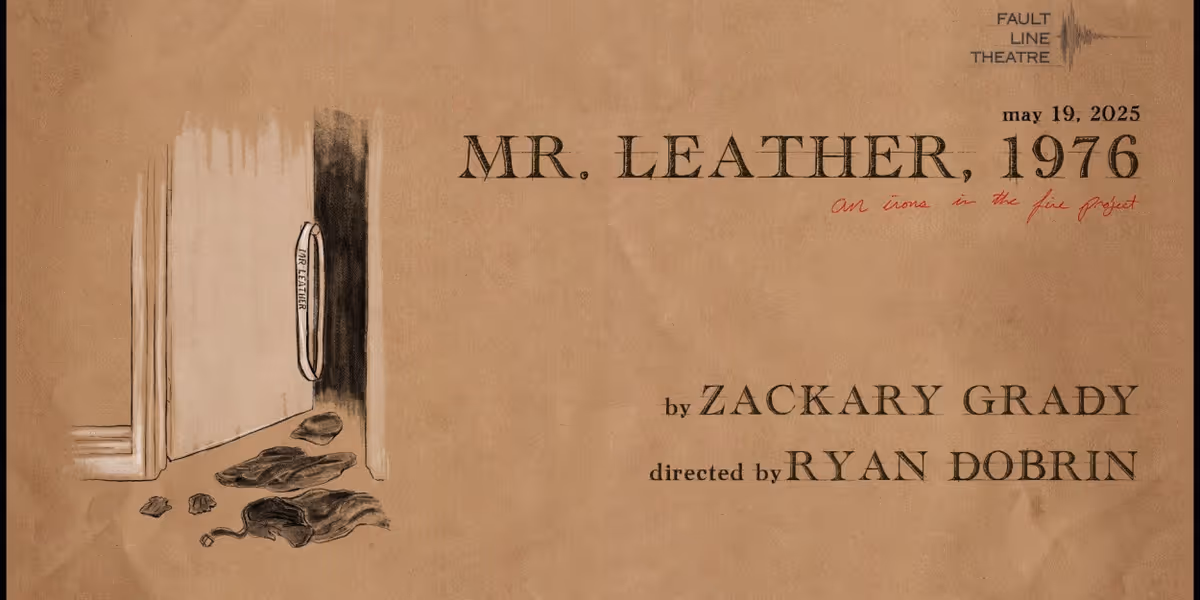 Cast Set for MR. LEATHER, 1976 at Fault Line Theatre