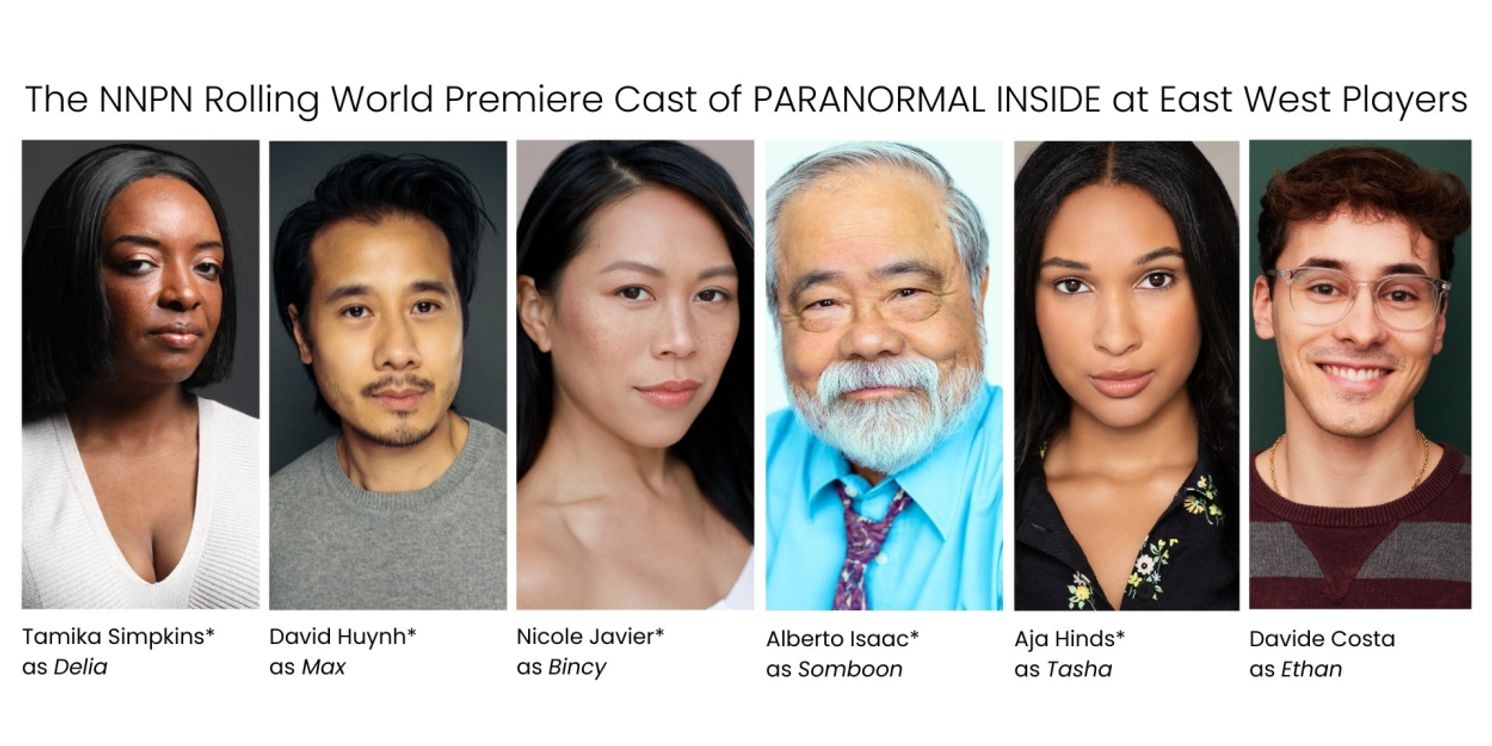 Cast Set for PARANORMAL INSIDE at East West Players  Image