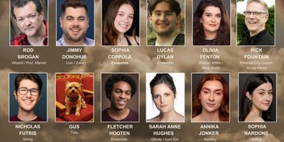 Cast Set for THE WIZARD OF OZ at Legacy Theatre in Branford, CT Photo