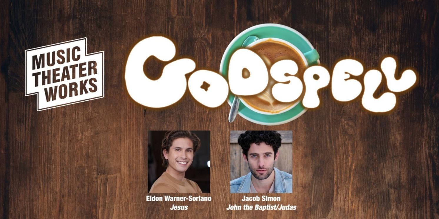 Cast and Crew Set for for GODSPELL at Music Theater Works  Image