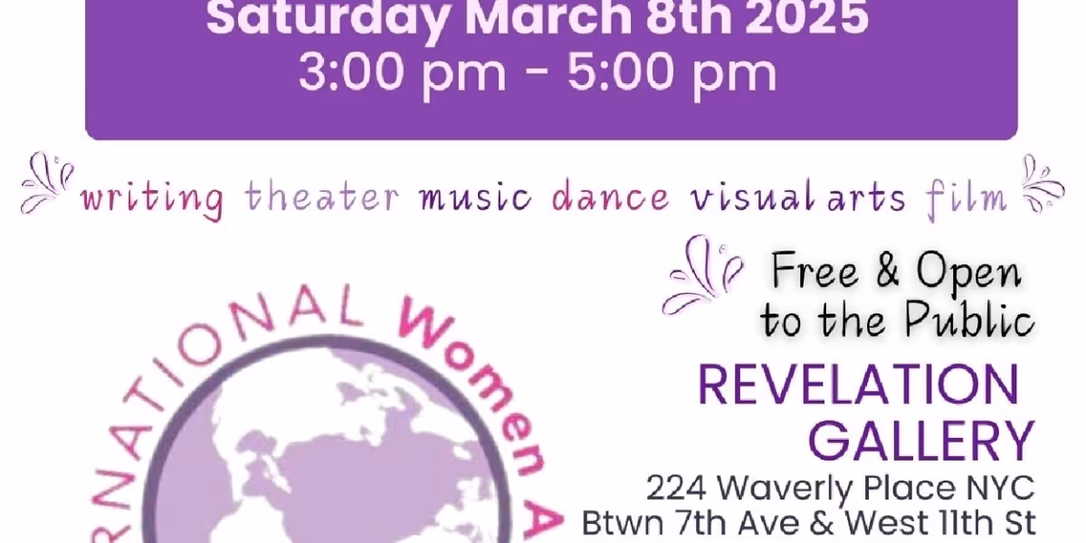 Celebrate International Women Artists in NYC Next Week