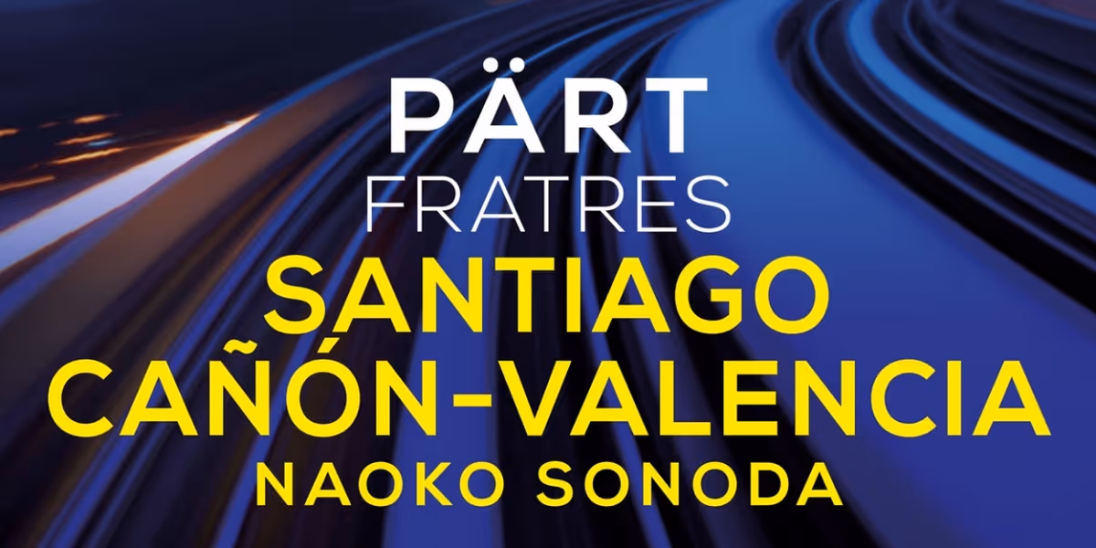 Cellist Santiago Cañón-Valencia and Pianist Naoko Sonoda Release Debut Single, 'Arvo Pärt's Fratres'