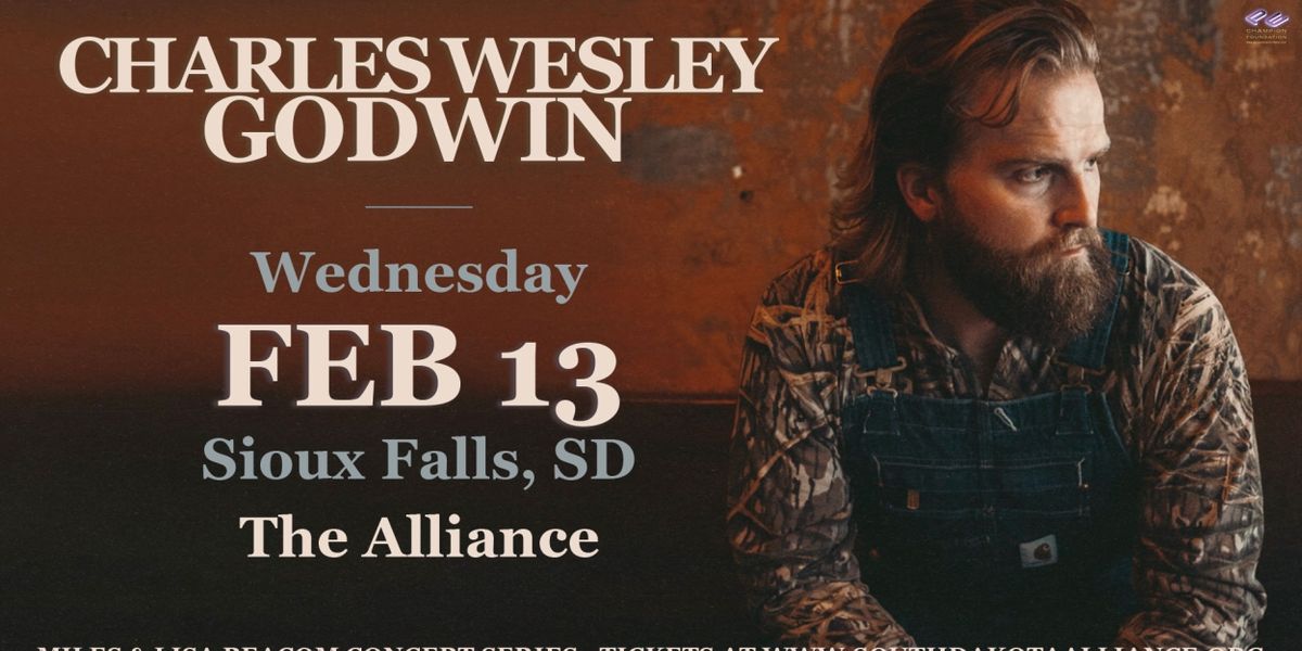 Charles Wesley Godwin Comes to The Alliance in Sioux Falls