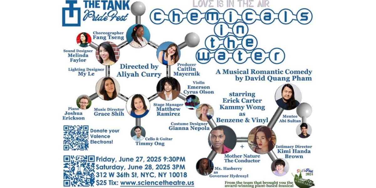 CHEMICALS IN THE WATER by David Quang Pham to Perform at The Tank NYC