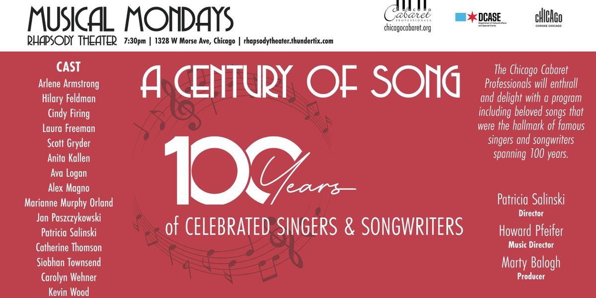 Chicago Cabaret Professionals Host Final Musical Monday With Tribute to Artists of the Century