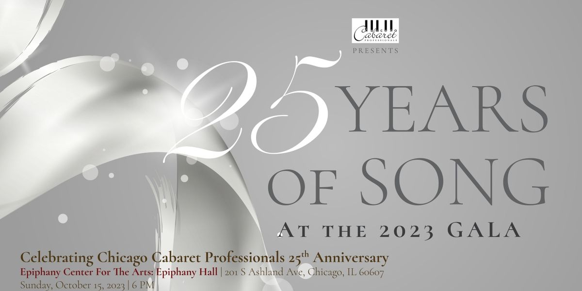 Chicago Cabaret Professionals Reveals Lineup For Their Annual Gala