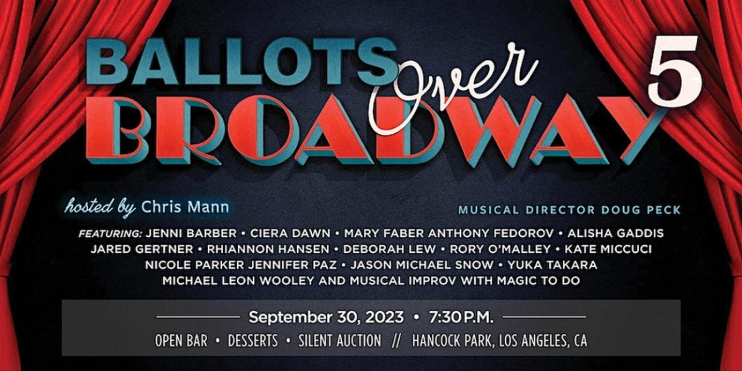 Chris Mann Hosts BALLOTS OVER BROADWAY: Rory O'Malley, Jared Gertner, Kate Micucci, Yuka Takara And More  Image