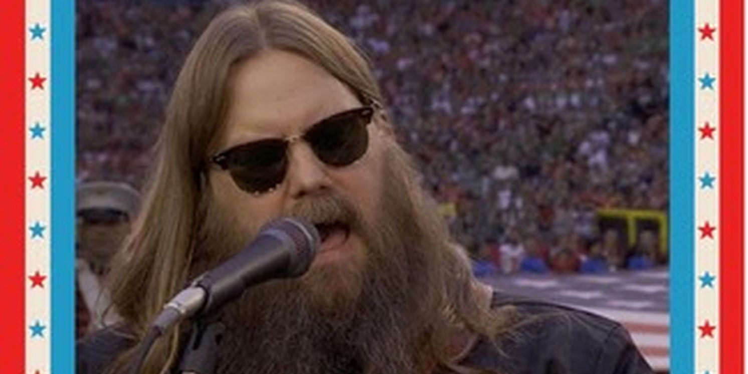 Chris Stapleton Drops 'The Star-Spangled Banner (Live from Super Bowl LVII)' on Streaming Platforms  Image