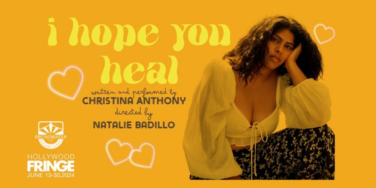 Christina Anthony's I HOPE YOU HEAL to Open This June At The Broadwater Second Stage