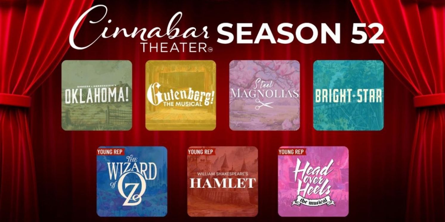 Cinnabar Theater Announces GUTENBERG!, BRIGHT STAR, And More for 52nd Season  Image