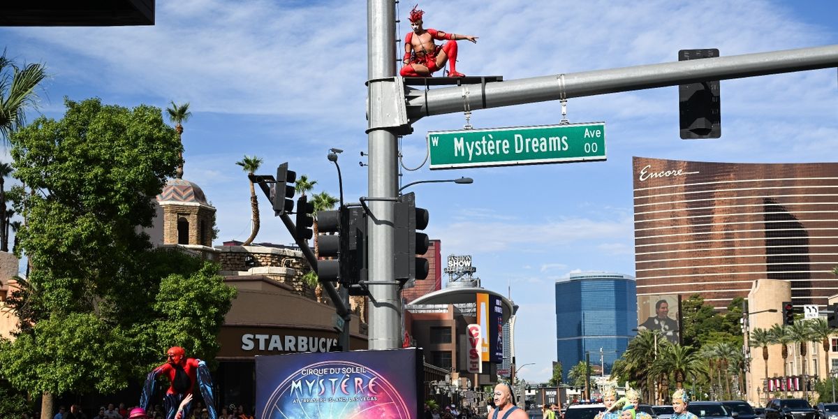 Cirque Du Soleil Celebrated With Newly Named Street, “Mystere Dreams Ave,” On The Las Vegas Strip