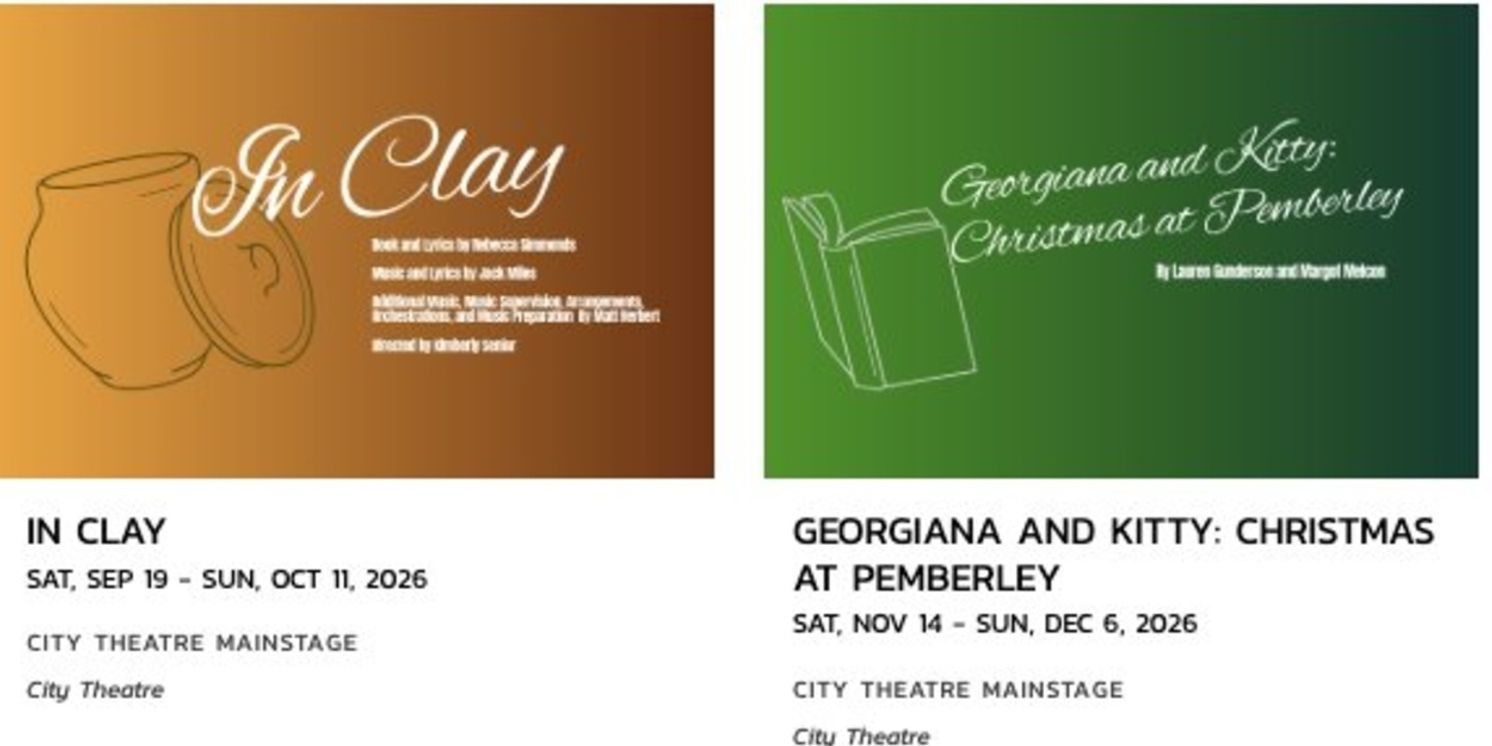 City Theatre Announces 2026-27 Season Lineup; 'OUR NEXT ACT'  Image