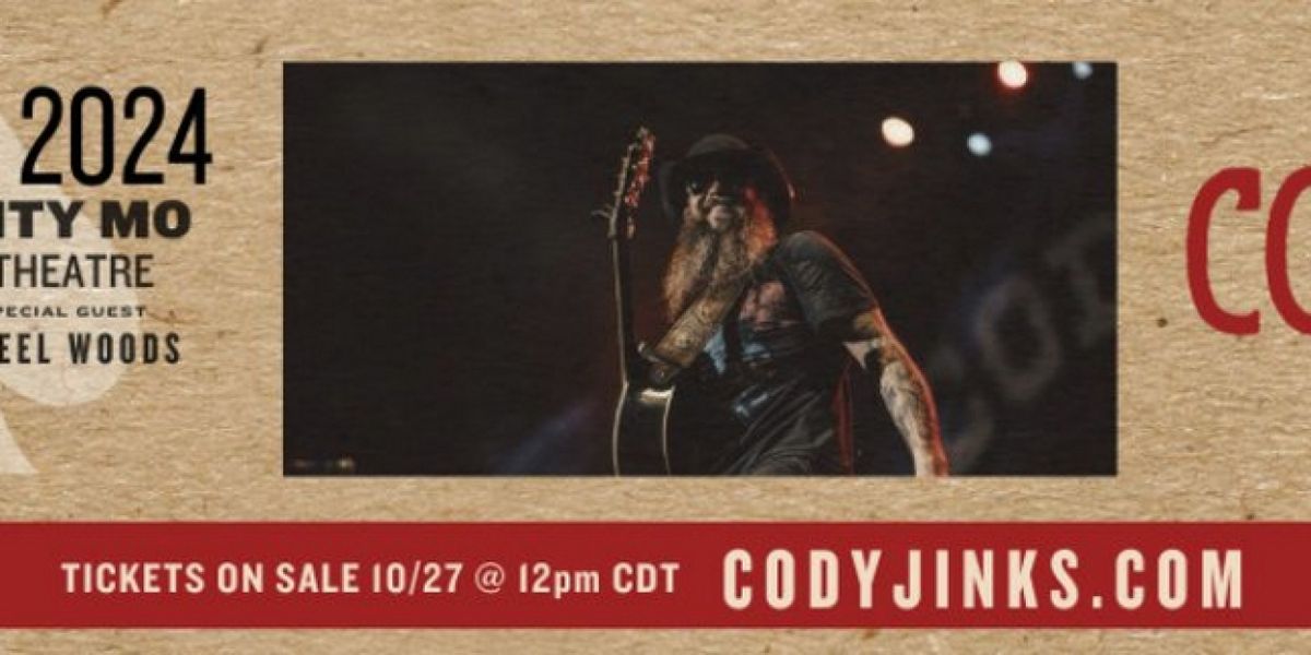 Cody Jinks To Perform at Starlight Theatre in August 2024