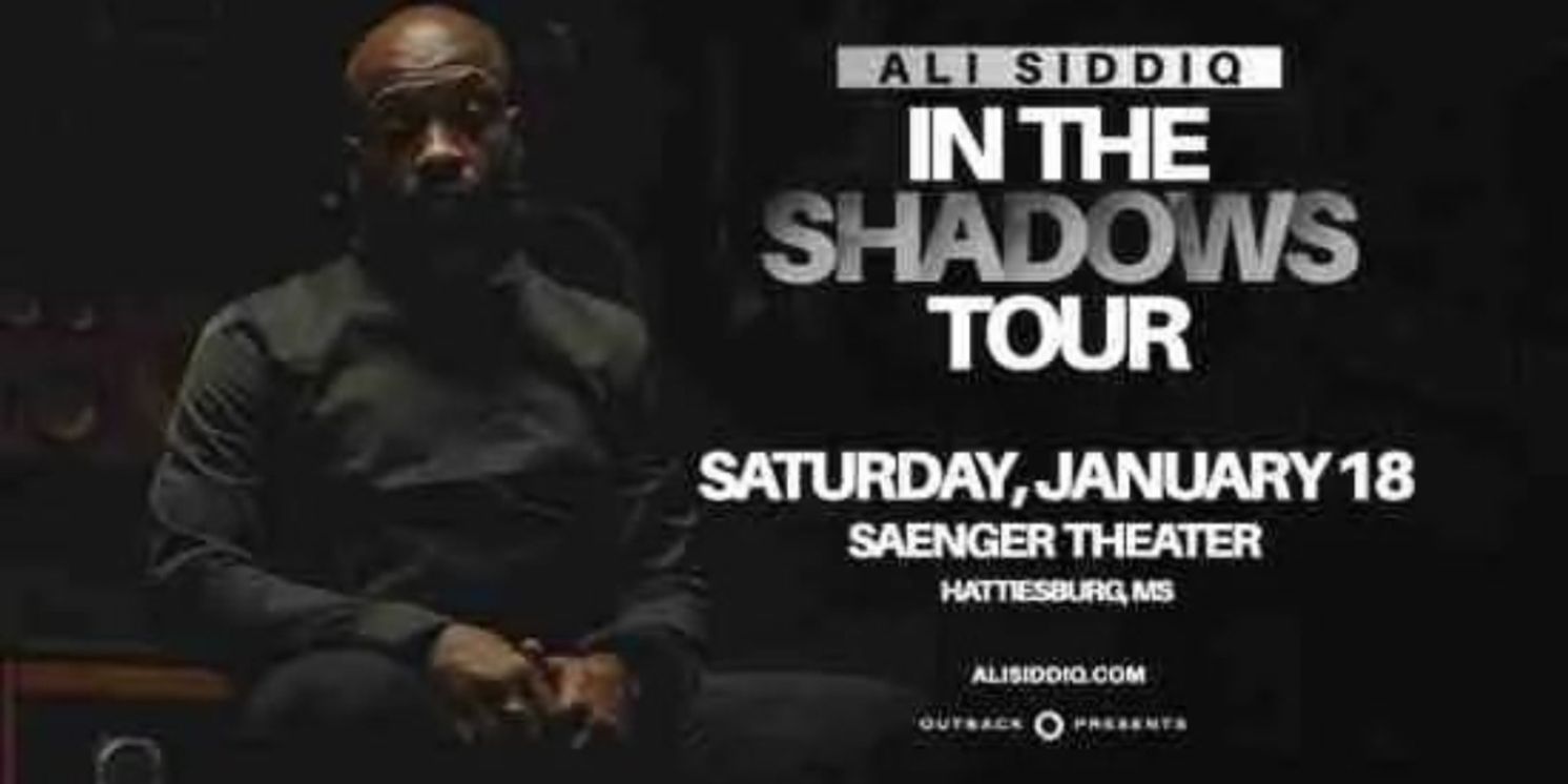 Comedian Ali Siddiq Comes to the Saenger Theater in January  Image