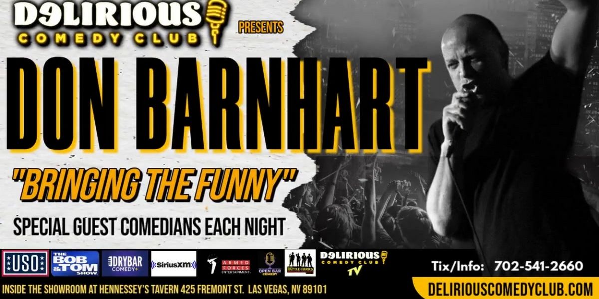 Comedian Don Barnhart Announces Las Vegas Residency At Delirious Comedy Club