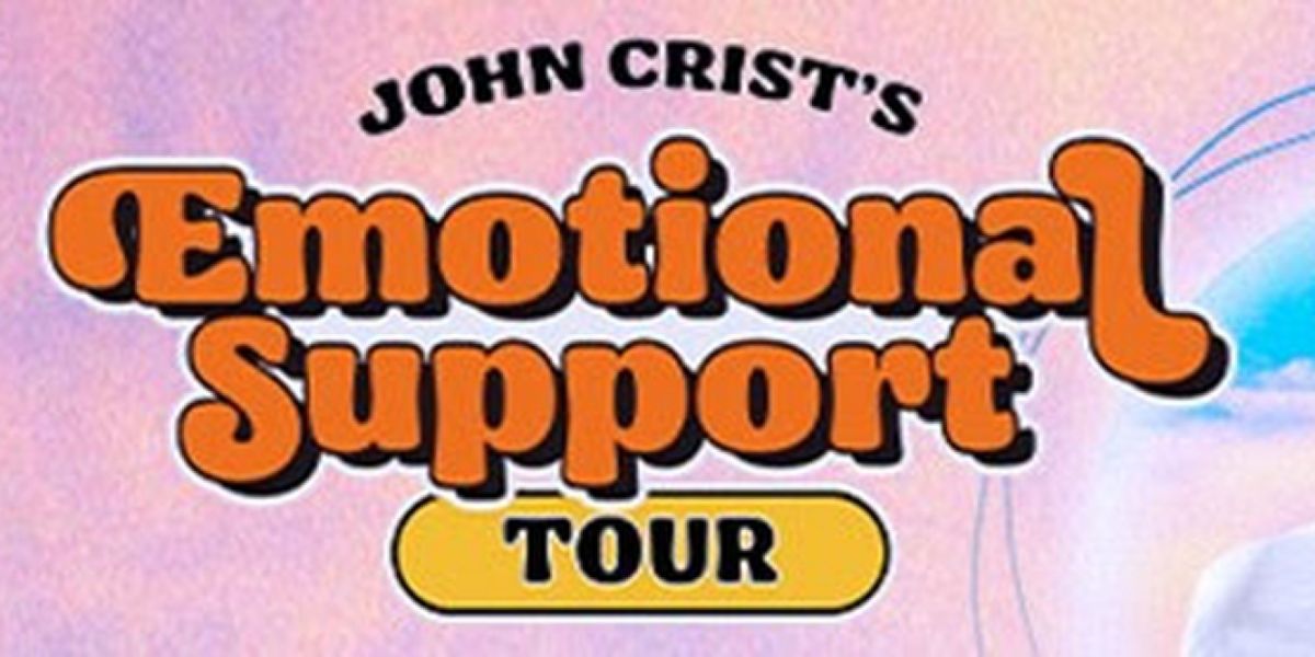 Comedian John Crist Adds NJPAC To His Fan-Favorite EMOTIONAL SUPPORT Tour