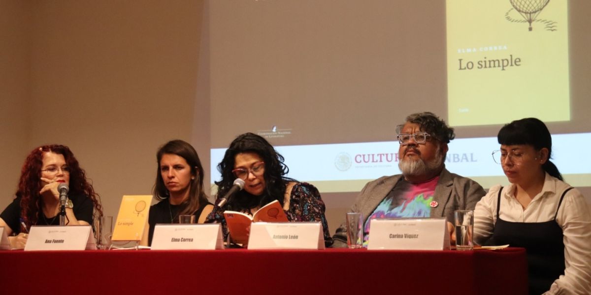 Comparte Elma Correa Su Obra Lo Simple, Premio Bellas Artes De Cuento San Luis Potosí Amparo Dávila 2022
