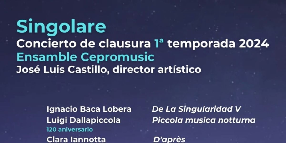 Con El Concierto Singolare, El Ensamble Cepromusic Concluye Su Primera Temporada 2024 En Bellas Artes