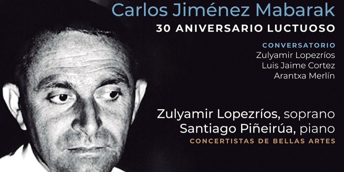 Con Un Conversatorio-concierto, El Inbal Recordará A Carlos Jiménez Mabarak En Su 30 Aniversario Luctuoso