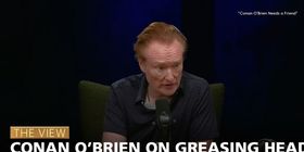 Conan O'Brien on Greasing His Head to Prevent Sunburn on THE VIEW