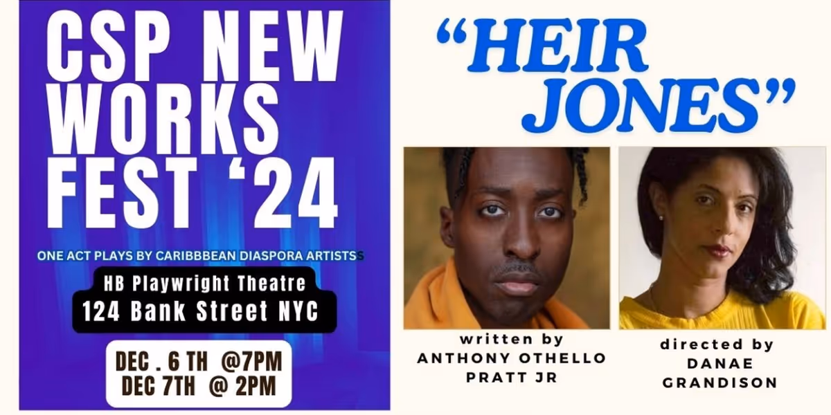 Conch Shell Productions to Present Staged Reading Of HEIR JONES This Month