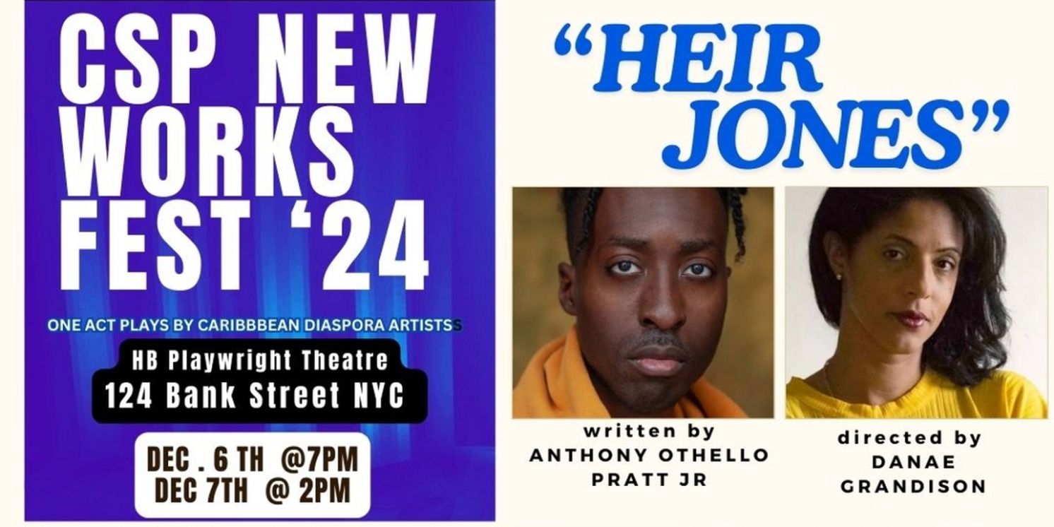 Conch Shell Productions to Present Staged Reading Of HEIR JONES This Month  Image