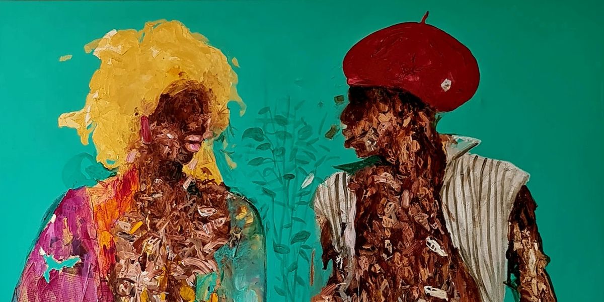Congolese Artist Doudou Mbemba Makes Debut In The South Main Arts District
