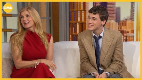 Connie Britton, Sam Nivola on PHONY's Impostor Mystery and TV Moms Photo