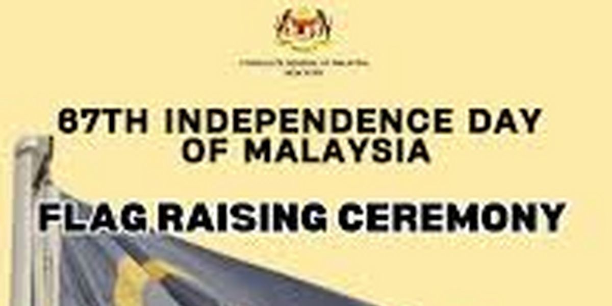 Flag-Raising Ceremony Planned In NYC For Malaysia Independence Day