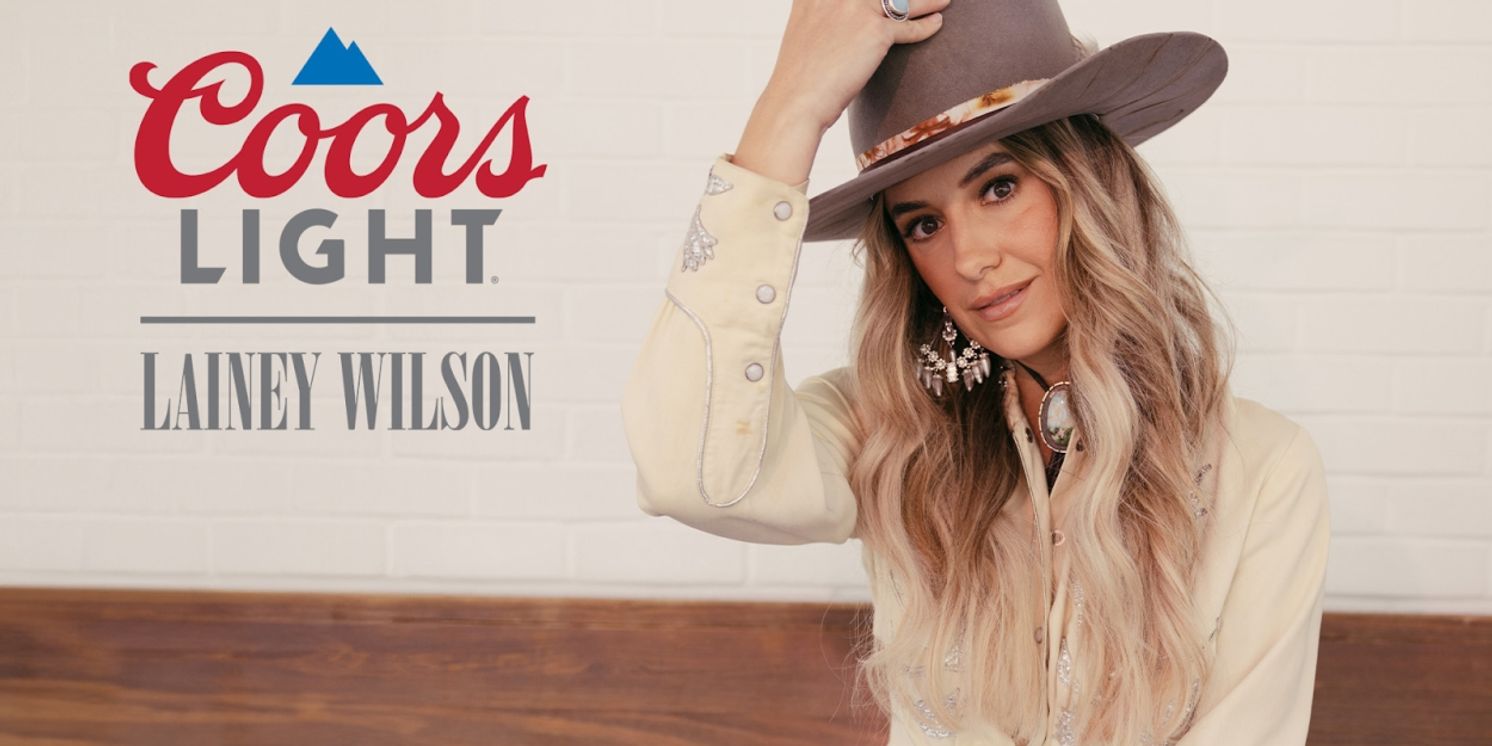 Coors Light Partners With Country Superstar Lainey Wilson For Multi-Year Partnership & Exclusive Fan Giveaways  Image