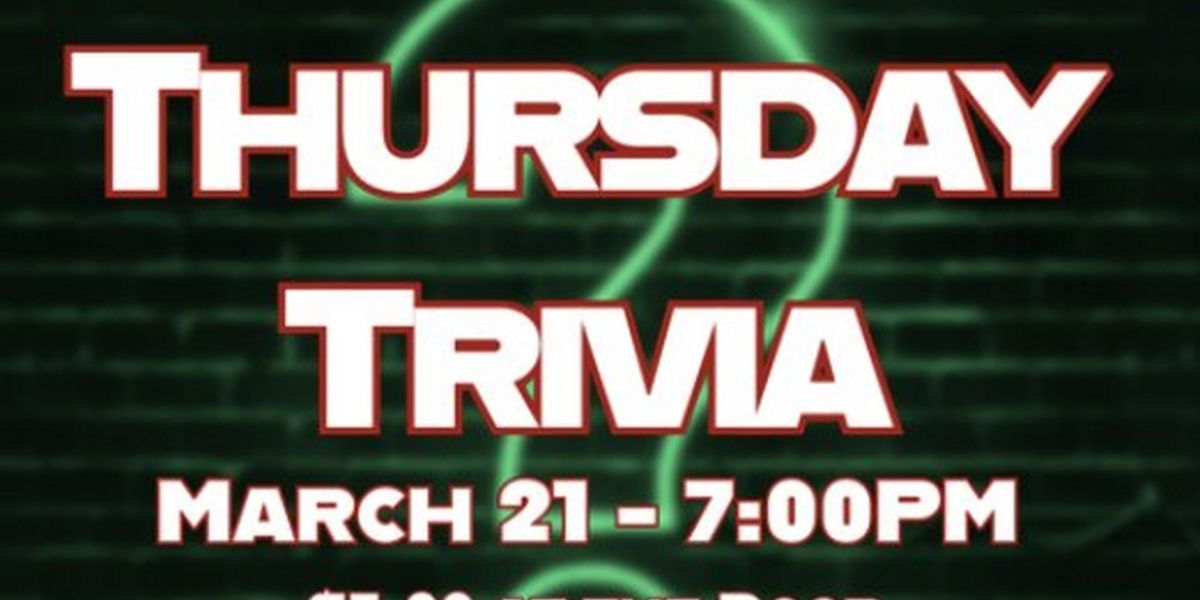 Cortland Rep Will Host THIRD THURSDAY TRIVIA Next Week